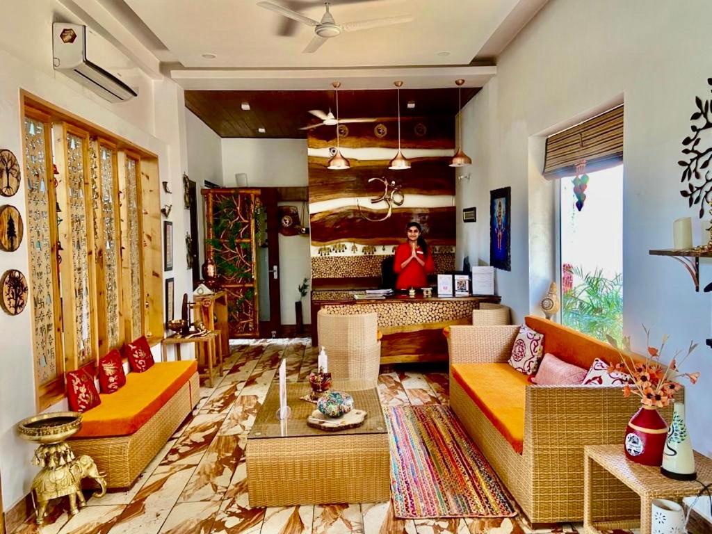 Veda5 Ayurveda&Yoga Retreat Rishīkesh Exterior foto